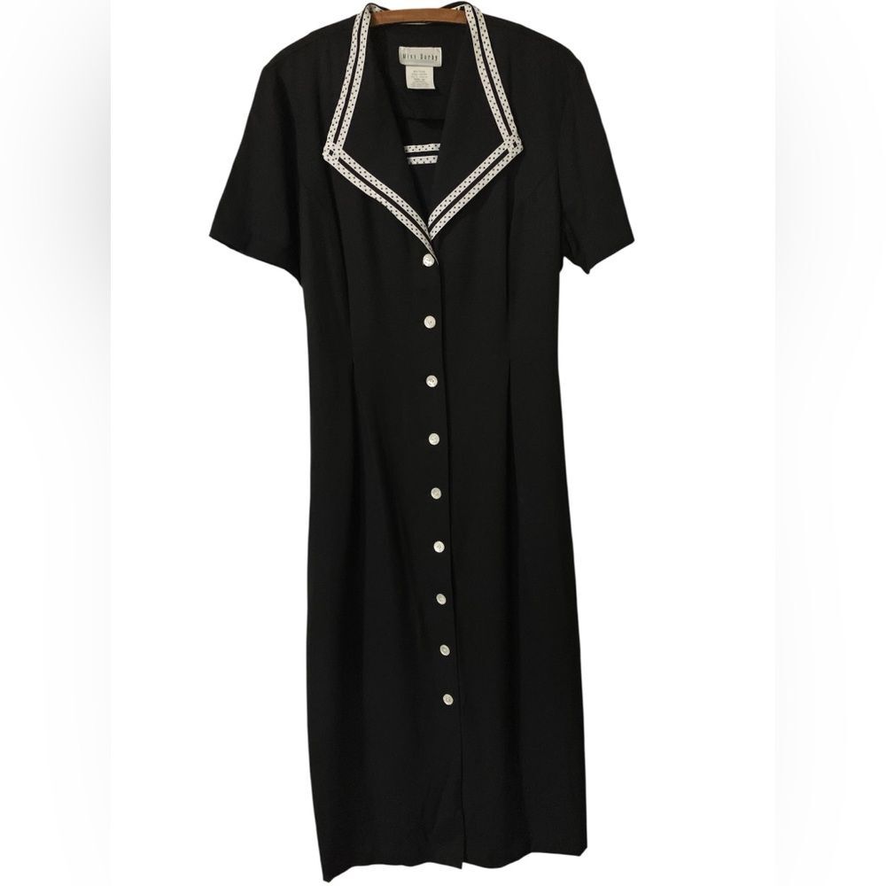 Vintage Miss Dorby Sailor Dress Size 16 Retro Halloween Costume 90s Maxi Boat